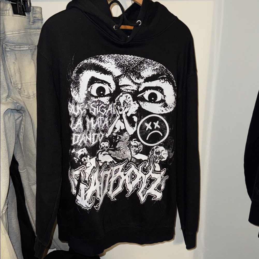 Sad Boyz Black Graphic Hoodie